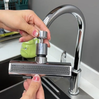 Universal Kitchen Faucet Water Nozzle – Splash Proof Rotating Water Bubbler Extension