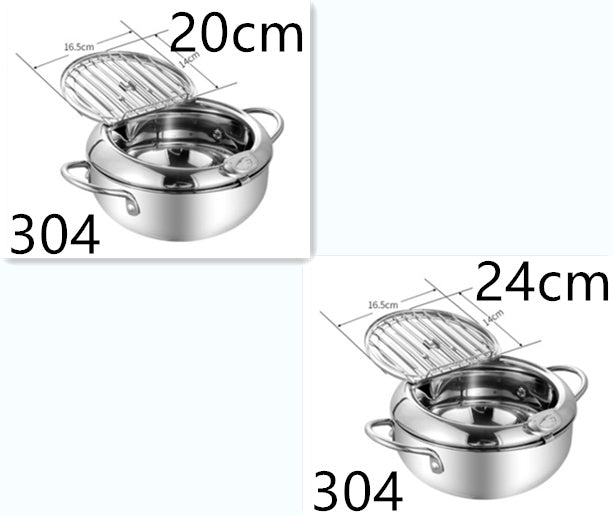 Professional Stainless Steel Telescopic Frying Basket – French Fries Degreasing Kitchen Tool