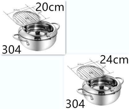 Professional Stainless Steel Telescopic Frying Basket – French Fries Degreasing Kitchen Tool
