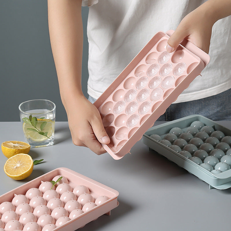 3D Round Ice Ball Tray – DIY Ice Cube Maker for Home, Bar & Party