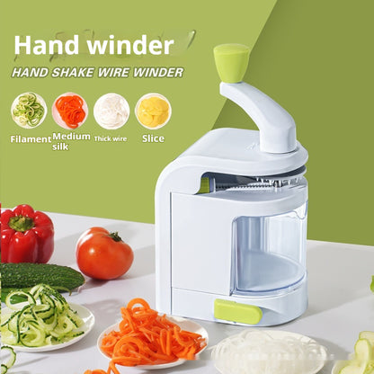 Vegetable Spiralizer & Grater – Multifunction Potato Slicer Noodle Maker for Fruits & Vegetables