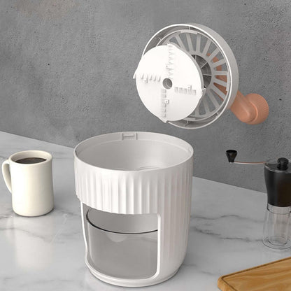 Manual Ice Crusher & Shaver – Hand Crank Ice Shaving Machine for Smoothies & Drinks