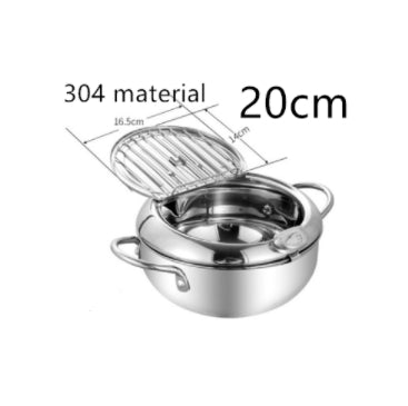 Professional Stainless Steel Telescopic Frying Basket – French Fries Degreasing Kitchen Tool