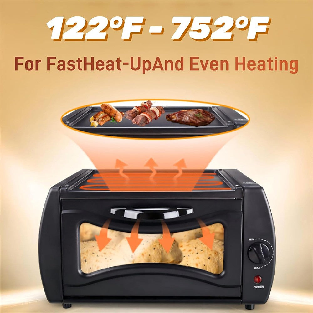 2100W Electric Mini Oven – Multi-Function Pizza, Naan & Bread Maker for Chapati, Roti & Baking
