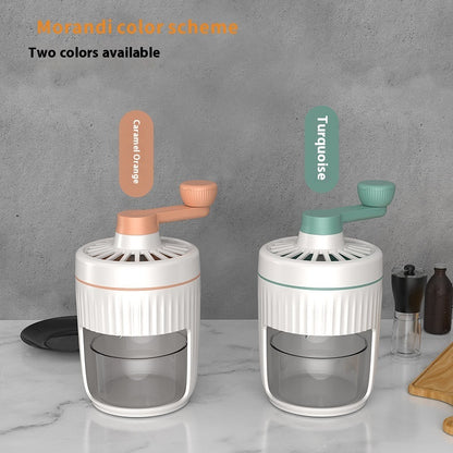 Manual Ice Crusher & Shaver – Hand Crank Ice Shaving Machine for Smoothies & Drinks