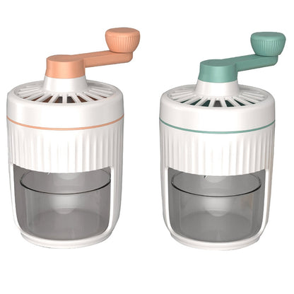 Manual Ice Crusher & Shaver – Hand Crank Ice Shaving Machine for Smoothies & Drinks