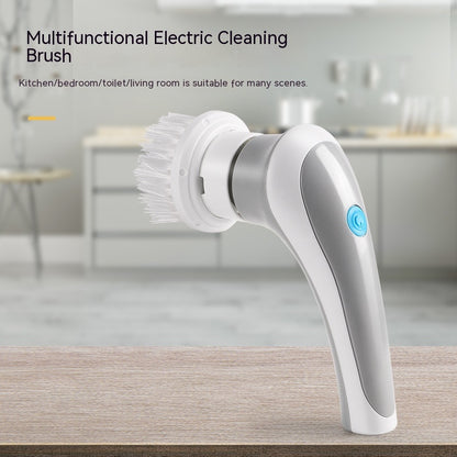 4-in-1 Electric Spin Scrubber – Handheld Cordless Cleaning Brush for Home