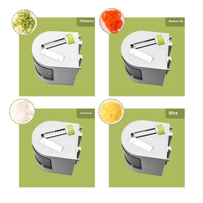 Vegetable Spiralizer & Grater – Multifunction Potato Slicer Noodle Maker for Fruits & Vegetables