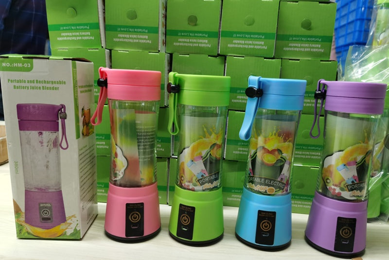 Portable USB Rechargeable Mini Blender – Electric Fruit Juice Mixer & Personal Juicer
