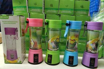 Portable USB Rechargeable Mini Blender – Electric Fruit Juice Mixer & Personal Juicer